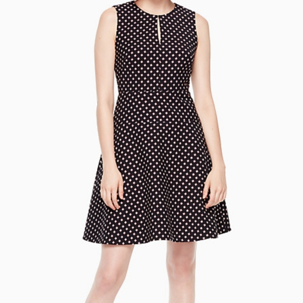 NWT kate spade Diamond Jacquard A-line Dress, 10